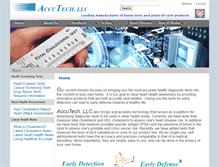 Tablet Screenshot of accutech-llc.com